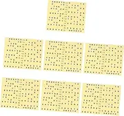 EPIGEIST Practical Guitar Scale Stickers 7 Pcs Fretboard Stickers Easy Peel No Adhesive Left for Beginners