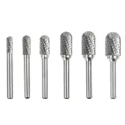6-16mm Head TCT Steel Carbide Rotary Burr Bur Die Grinder Drill Bit Set