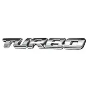 Turbo 3D Metal Car Decals Lettering Badge Sticker for Auto Body Rear Tailgate