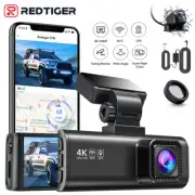 REDTIGER F7N 4K Dash Camera Front and Rear With Hardwire Kit and Polarizing Lens