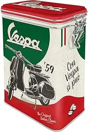 Nostalgic-Art Vespa-The Italian Classic-Gift Idea for Scooter Fans, Metal, Vintage Design, 1.3 l