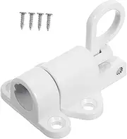 SOESFOUFU Aluminum Alloy Door Latch for Attic Ceiling Hatches Quiet Operation with Screws Durable Design for Home Cabinets and Windows Aesthetic Finish Enhances Interior Decor