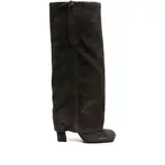 [Ash] Ash Square-toe Side-zip Suede Boots 39 IT BROWN