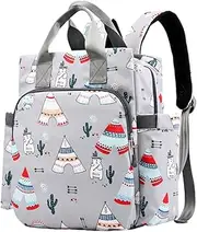 QUMIIRITY 1Pc Large Capacity Bag Organizer Versatile Travel Backpack for Dark Grey Shoulder Strap for Diaper Storage Convenient Mummy Bag for Outings