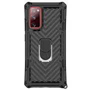 2PC Funda Case for Samsung Galaxy S20 FE Ring Stand Coque Armor Phone Case Cover Capa