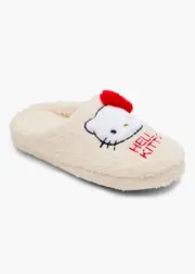 Plus Size Women's Hello Kitty Slipper Size S in Cream - Taking Shape