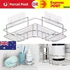 Stainless Steel Shower Caddy Corner Storage Shelf Holder Rack Organiser Bathroom