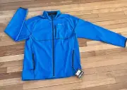EDDIE BAUER Men's LG STRATIFY Lightweight High Stretch Blue Jacket-NWT F13