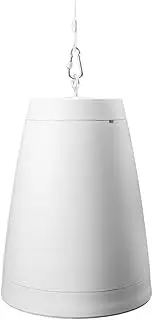 OSD Nero Arc 8 Inch Professional Hanging Pendant Subwoofer 300W, 8” Graphite Cone, Safety Cable Suspension, Hardware Included (White)