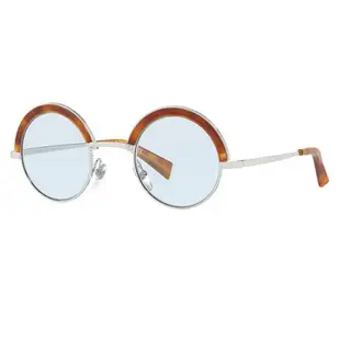 【alain mikli × Oliver Peoples 聯名款】法式捌零復古空間藝術眉框太陽眼鏡(淺棕)AL4003N-008