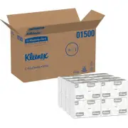 Professional Kleenex C Fold Paper Towels (01500), Absorbent, White, 16 Packs/Cas