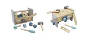 Kaper Kidz - CALM & BREEZY WODEN 2 IN 1 TOOLBOX & TOOL BENCH