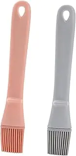 Generic Silicone Oil Brush Set for Cooking 2 Pack Basting Brush for BBQ Heatproof Easy Clean for Baking Grilling