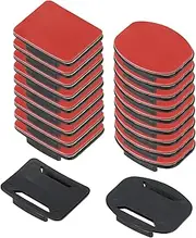 uxcell 40 in 1 Adhesive Mount Kit Adhesive Pad Flat Curved Mount Helmet Mounting Accessories for Action Camera Helmet Motorcycle Skiing Board
