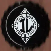 USA Plastic Lined Beer Crown Bottle Cap: Iron Line Brewing