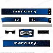 Fits Mercury 1979 80HP Outboard Engine Decals
