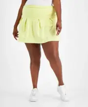 MSRP $39 Grayson Threads Black Trendy Plus Size Tennis Skort Size 3X