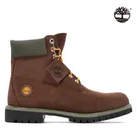 在飛比找PChome24h購物優惠-Timberland 男款深棕色磨砂革Timberland 