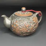 《龍飛鳳舞》傳家龍鳳典藏古董茶壺 時代雕刻工藝 僅此一把！ 茶壺 藝術 展示品 茶 雕刻