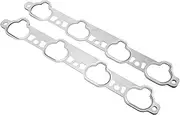 X AUTOHAUX Engine Intake Manifold Gasket for Toyota Crown 1991-1995 Intake Manifold Sealing Gasket No.1717150011 Metal 2 Pcs