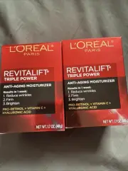 Two LOREAL REVITALIFT TRIPLE POWER INTENSIVE ANTI AGING MOISTURIZER Pro Retinol