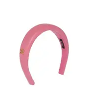 Nappa leather headband One size Pink