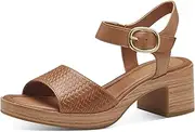 [Jana] Women's Vegan Velcro Heel Sandals