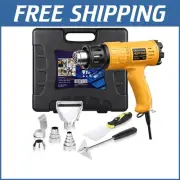 1800W Heavy Duty Heat Gun Kit with Carry Case & Variable Temperature Control