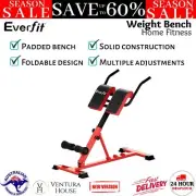 Weight Bench Adjustable Roman Chair 10 in 1 Home Gym Workout Fitness 200kg Red