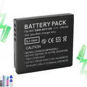 Battery for Panasonic DMW-BCF10 DMW-BCF10E DMW-BCF10PP CGA-S/106B S009