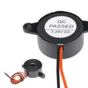 DC 3-24V Active Piezoelectric Buzzer Long Continous Beep Tone Buzzer SFM-20B