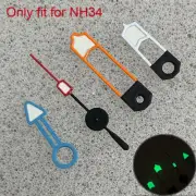 Watch Hands Green Luminous 4-Pin GMT Pointers Needles for NH34 Movement 2-sets