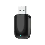 Mini 2 in 1 Wired to Wireless CarPlay Android Auto Adapter Plug & Play 5GHz WiFi Fast Connection Convert the Original ca