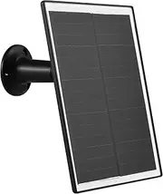 10W Solar Panel for Security Camera 5V Micro-USB Port Camera Solar Panel Charger with IP65 / 9.84ft Cable / 360 Degrees Adjustable Bracket Black Micro USB