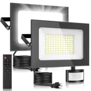 Sararoom 2Pack LED Flood Lights Outdoor, 100W 10000LM Super Bright Floodlight...