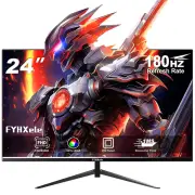 for Black Myth: WuKong FYHXele 24 Inch 180Hz 1080P Gaming Monitor IPS 1ms MPRT PC Monitor Support 144hz/165hz/180hz AMD