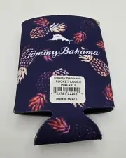 Tommy Bahama Pineapple Beer Koozie Pocket Coolie Can Holder NEW Great Gift!