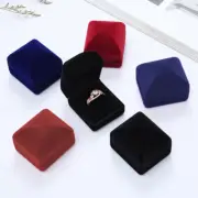 Velvet Earrings Ring Box Wedding Jewelry Displays Storage Case Jewelry Gifts Box