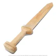 Full Tang Wooden Roman Gladius Gladiator Trooper Greek Practice Sword