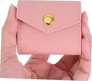 Healeved Small Jewelry Purse: Jewelry Organizer with Snap Button for Travel and Business Trips - Foldable Pouch for Earrings Rings Necklaces