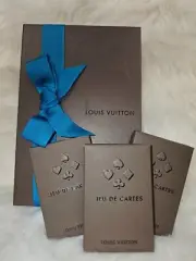ULTRA RARE LOUIS VUITTON Monogram Fleur 3 Pack Playing Cards UNOPENED