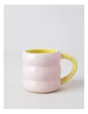 [Vue] Bubble Mug in Pink With White Speckle