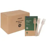 J.Burrows Wooden Forks 157mm 2000 Pack