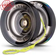 K2 Crystal Black Yoyo Bundle Responsive Yoyo Extra Bearing Strings Removal Tool