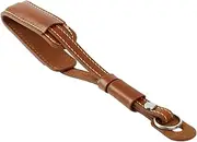MagiDeal Camera Wrist Strap, Camera Hand Strap, PU Leather Accessories, Adjustable Anti Lost Wrist Lanyard, Universal for SLR Mirrorless Camera, Brown