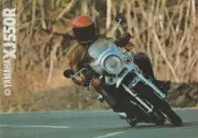 YAMAHA XJ550R ORIGINAL VINTAGE ADVERTISING SALE/SPECS BROCHURE { NOT USED }