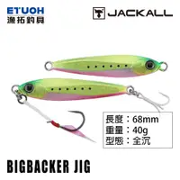 在飛比找蝦皮商城優惠-JACKALL BIG BACKER JIG 40g [漁拓