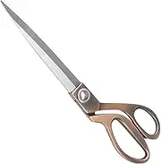10.5 inch Fabric Tailors Scissors Copper Stainless Steel Sharp Dressmaker Scissors Strong Long Large Kitchen Scissors Heavy Duty Multi Purpose Shears for Sewing Craft Kitchen Office