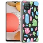 TalkingCase Slim Case for Samsung Galaxy A42 5G, Color Crystal Clear Print, USA