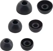 Aiivioll 6pcs Silicone Ear Tips for Beats Fit Pro/Studio Buds/Studio Buds+ in Ear Tips Eartips Replacement Buds S/M/L (Black)